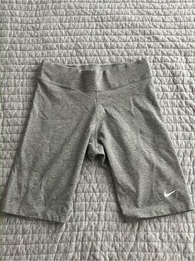 Nike Women's Grey Athletic Bike Shorts